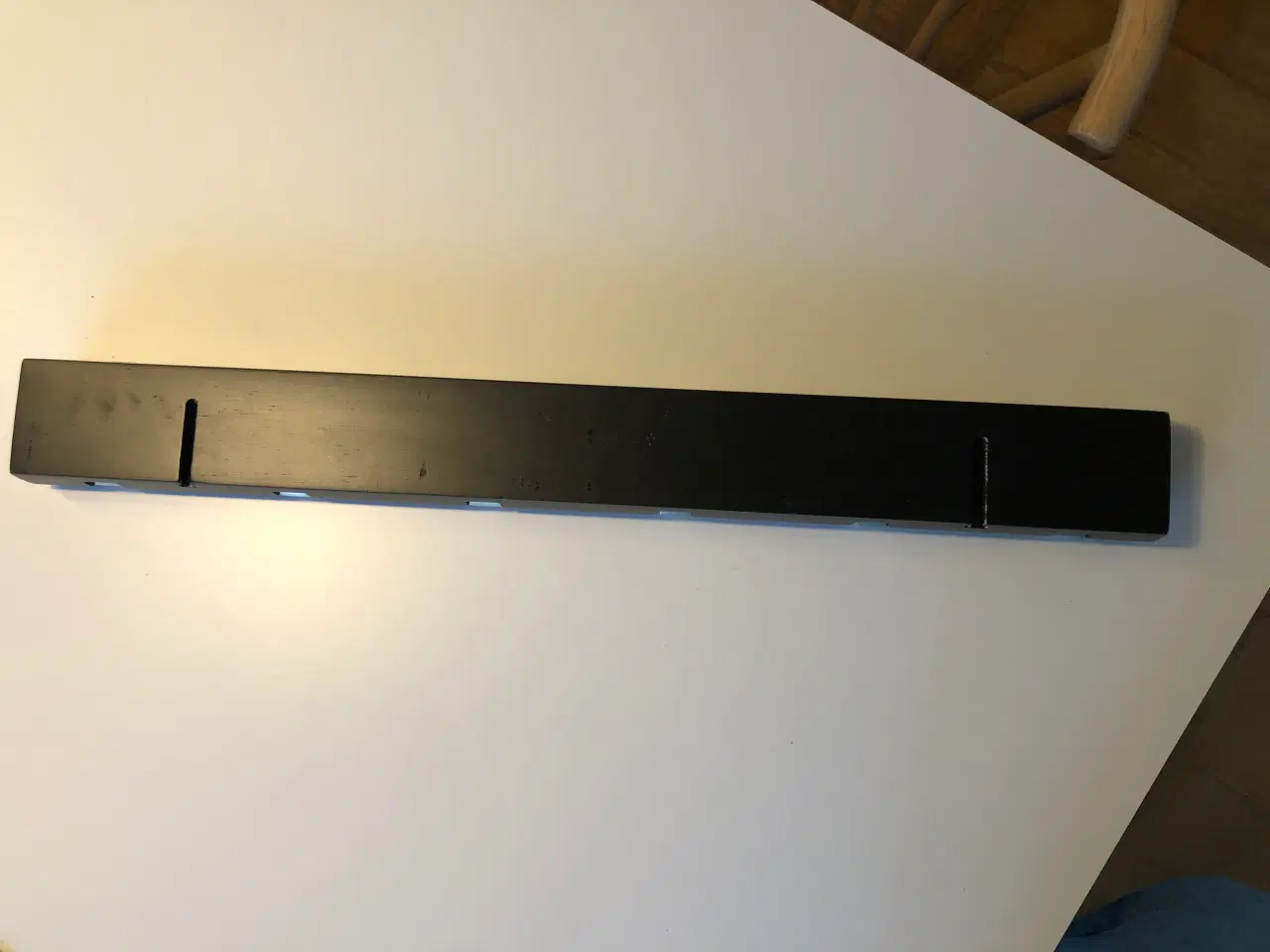 Billede 8 - Knagerække i sort og børstet stål med 6 knager