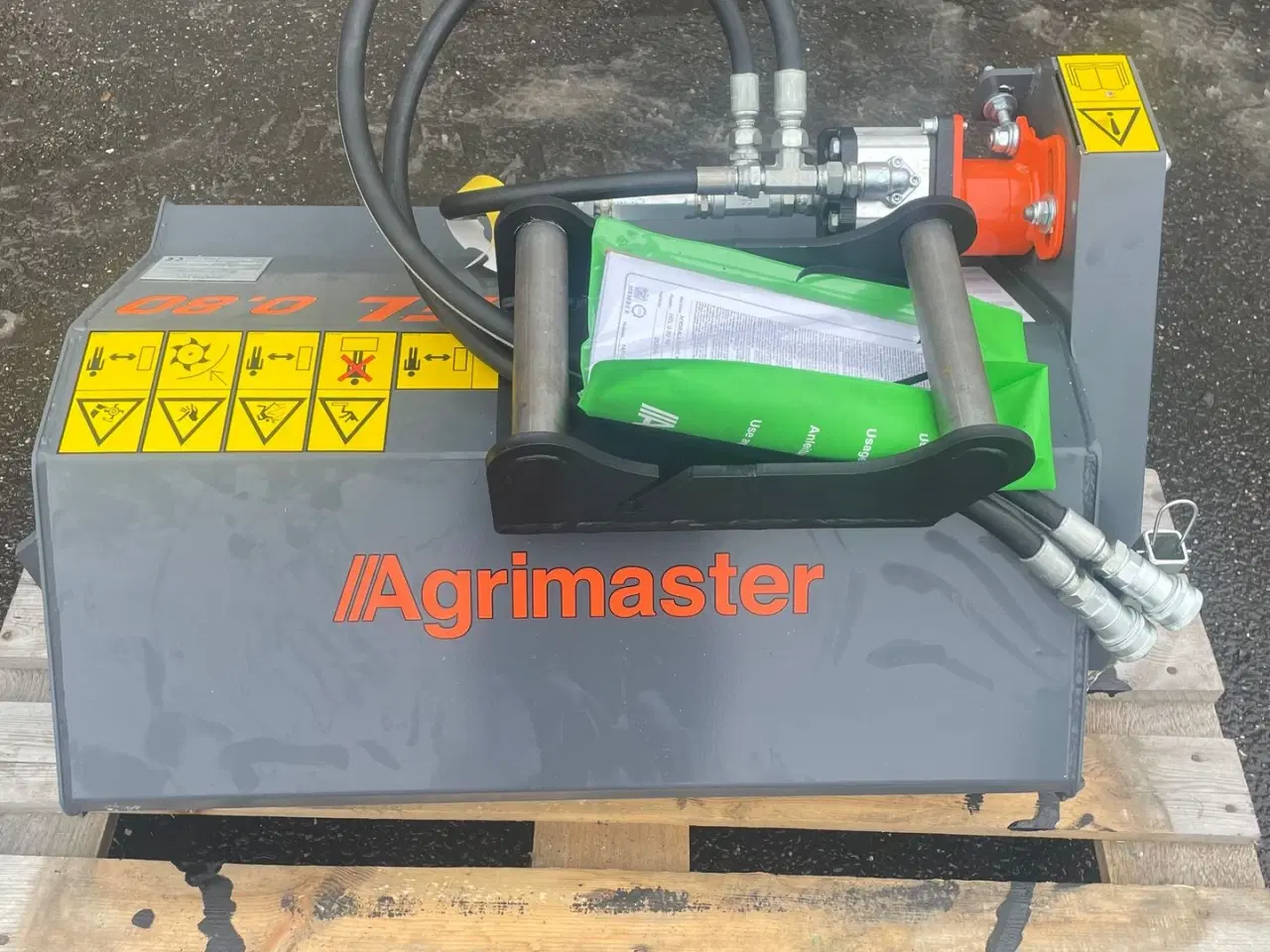 Billede 1 - Agrimaster HEL 80 slagleklipper  Hydraulisk - Inkl. beslag til minigraver