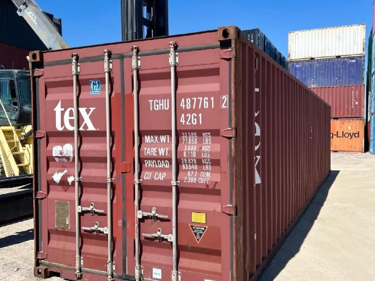 Billede 5 - 40 fods Container- ID: TGHU 487761-2 i Hvidovre