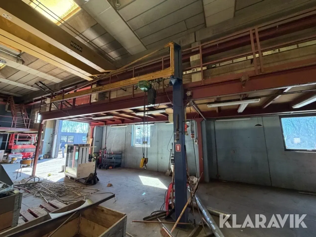 Billede 1 - Kran Stahl Søjlesvingkran med el-kædetalje