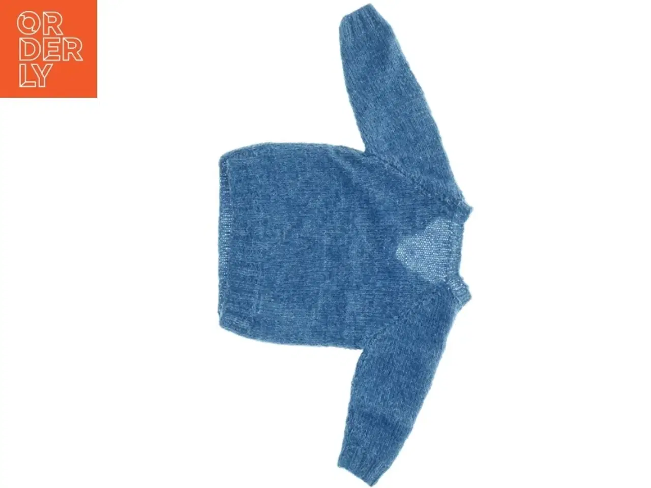 Billede 3 - Blå Striktrøje (str. 31 x 26 cm ærme 18 cm)