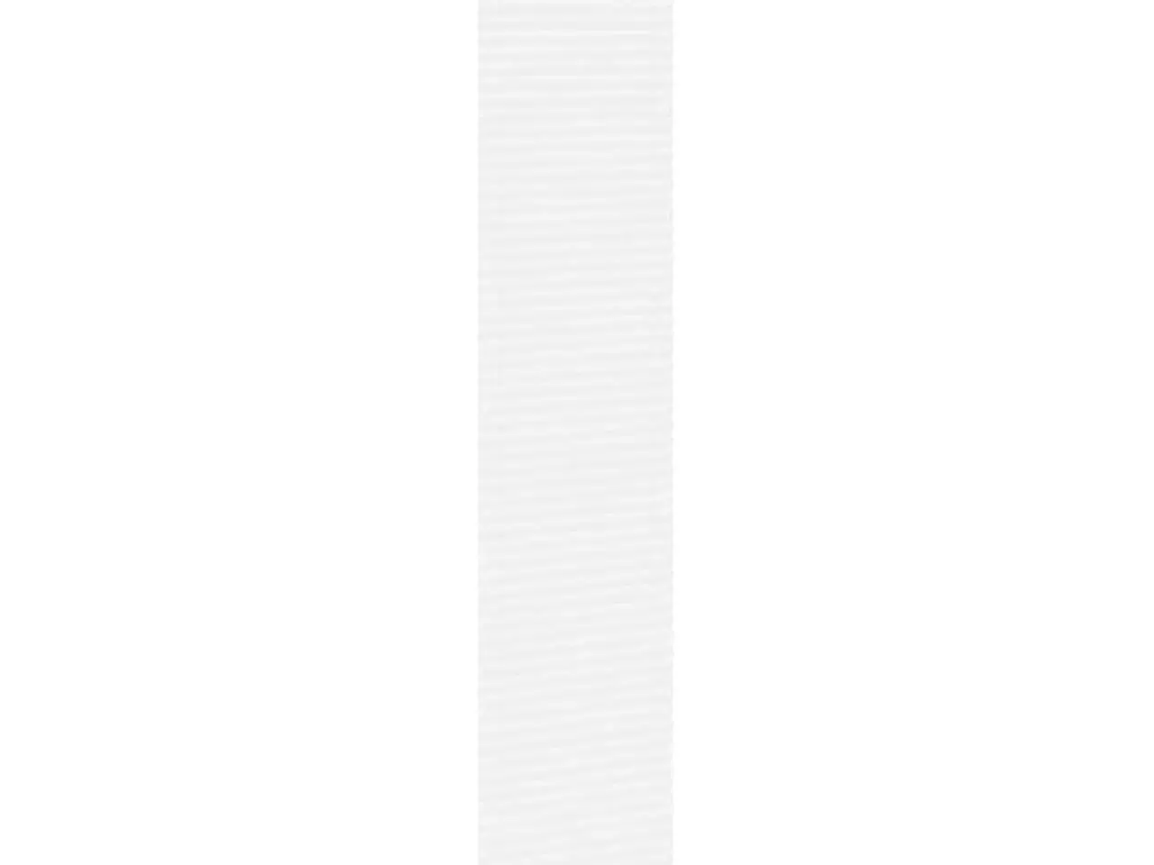 Billede 3 - Plisségardin Hvid 50x200 cm Stofbredde 49,4 cm Polyester