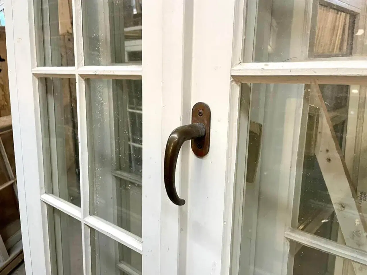 Billede 5 - Klassisk, dobbelt terrassedør m. koblede rammer