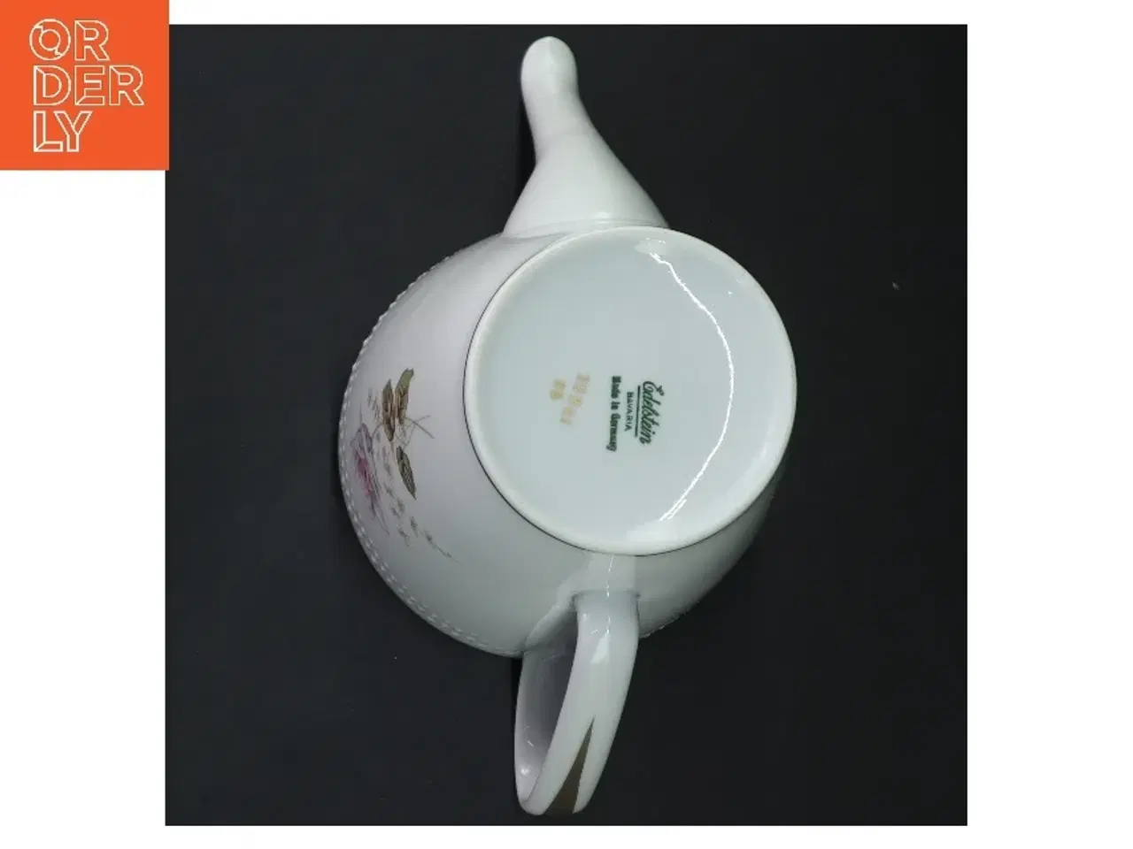 Billede 3 - Porcelæn kande med rosedekoration fra Bavaria (str. 20 cm)