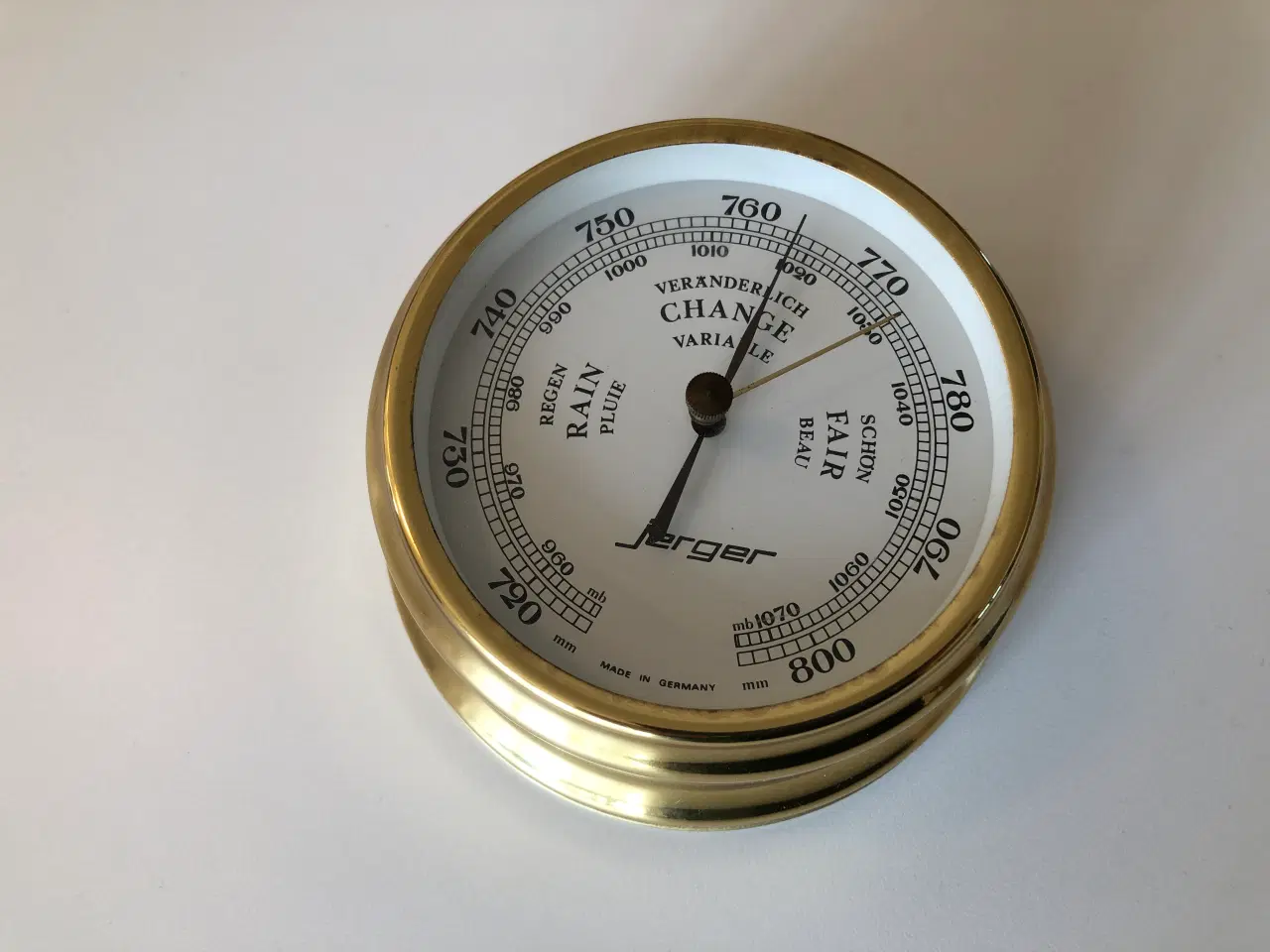 Billede 1 - Skibs barometer fra Jerger