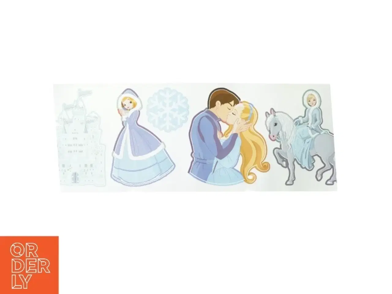 Billede 2 - Wall stickers med prinsesse tema 5 ark (str. 70 x 24 cm)