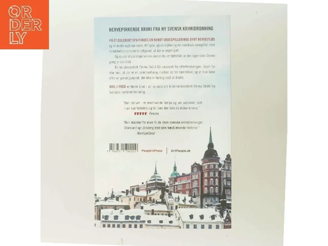 Billede 3 - Hvil i fred : krimi af Sofie Sarenbrant (Bog)