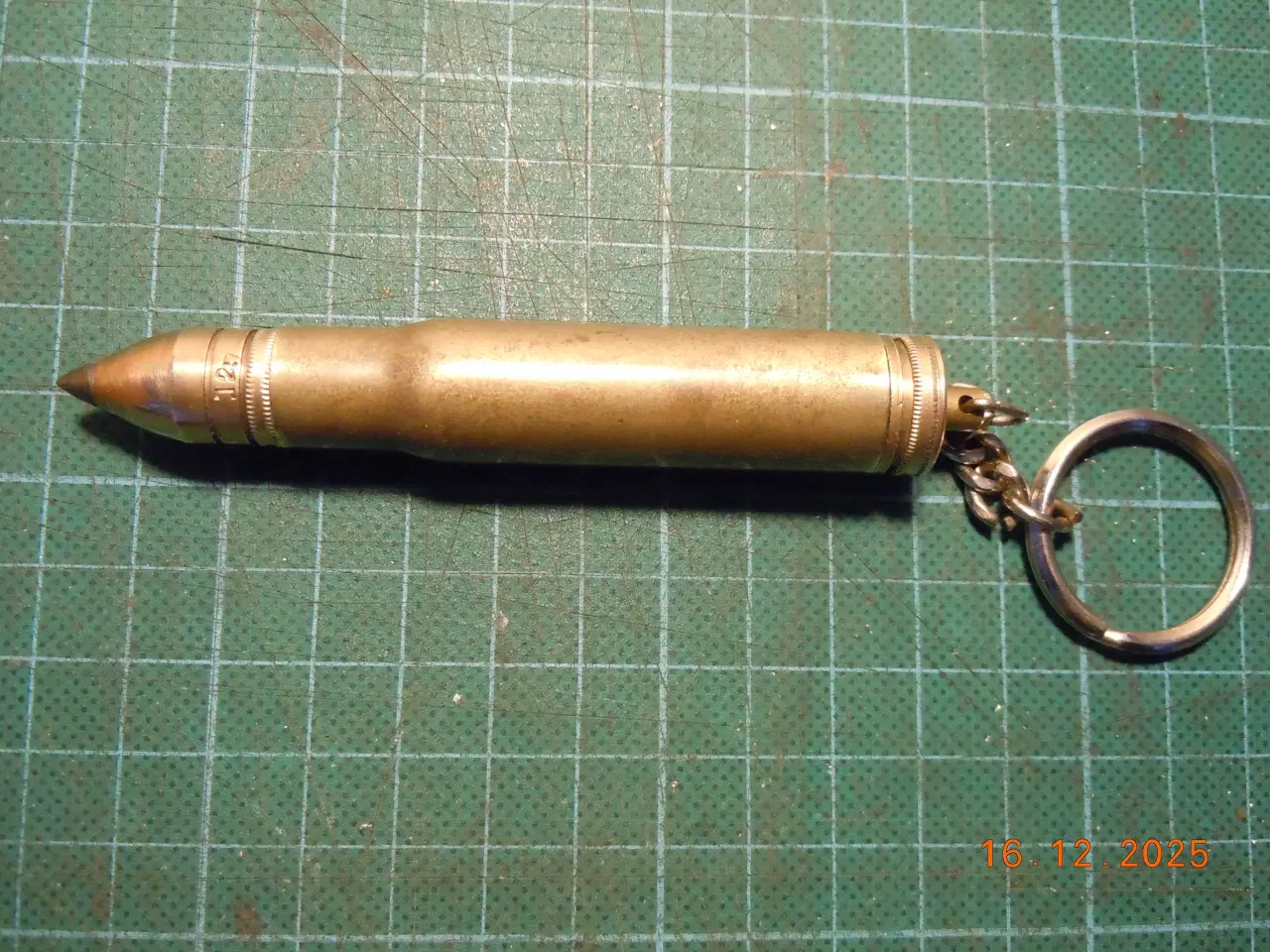 Billede 7 - Pibe i patron med stålspids og nøglering.