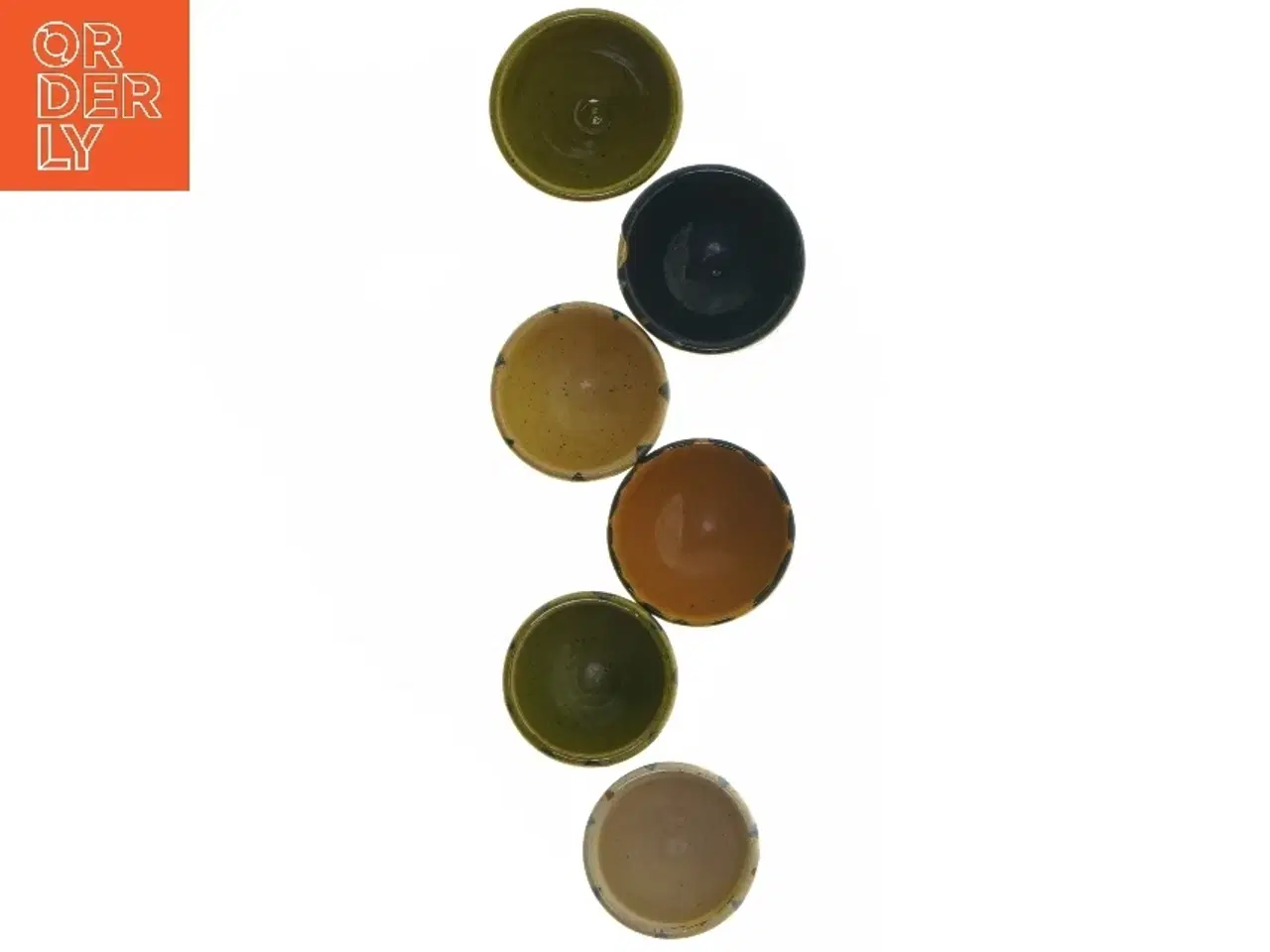 Billede 4 - Sæt af æggebægre i keramik (str. Ø 4,5x5,5 cm)