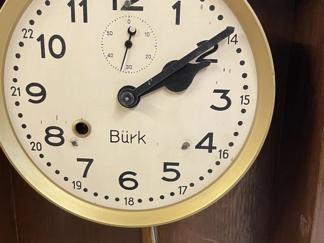 Billede 1 - Antik Stempelur, mrk. Bürk