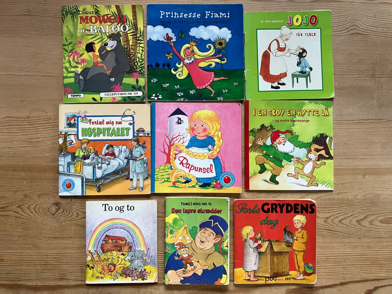Billede 2 - 7 x 9 børnebøger, Lilleput, Disney m.m.