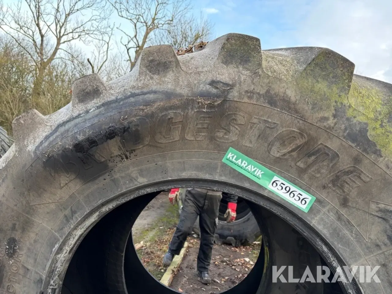 Billede 2 - Landbrugsdæk Kleber + Bridgestone 650/85R38 2 styk