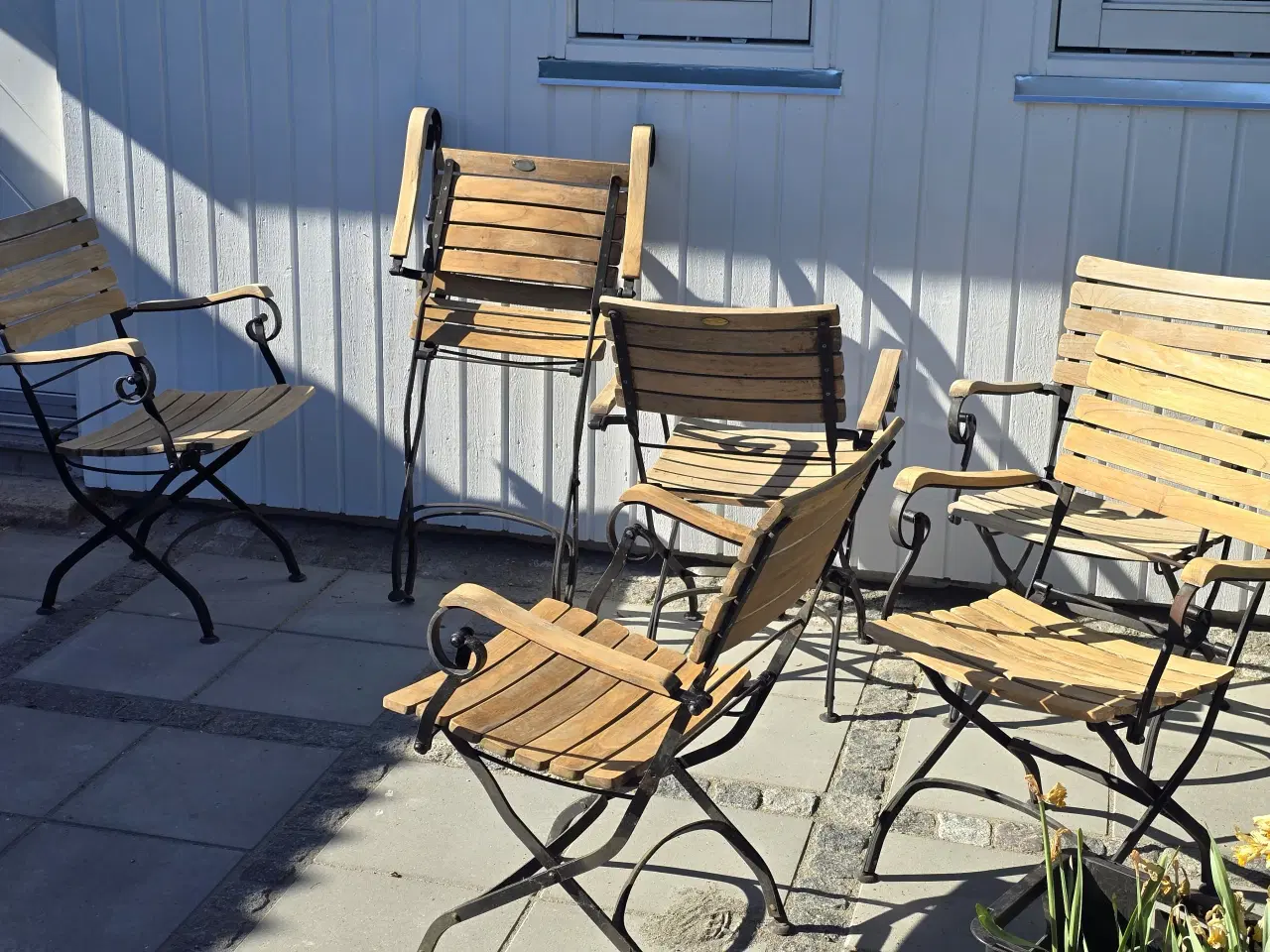 Billede 2 - Gardenline / Beaufort havestole teak og støbejern