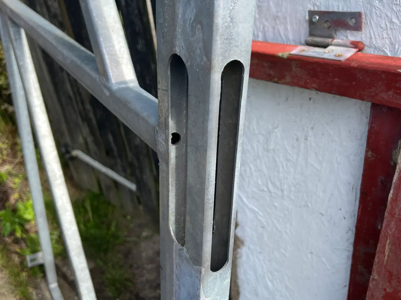 Billede 5 - Ny galvaniseret havelåge skelet mål 100X200