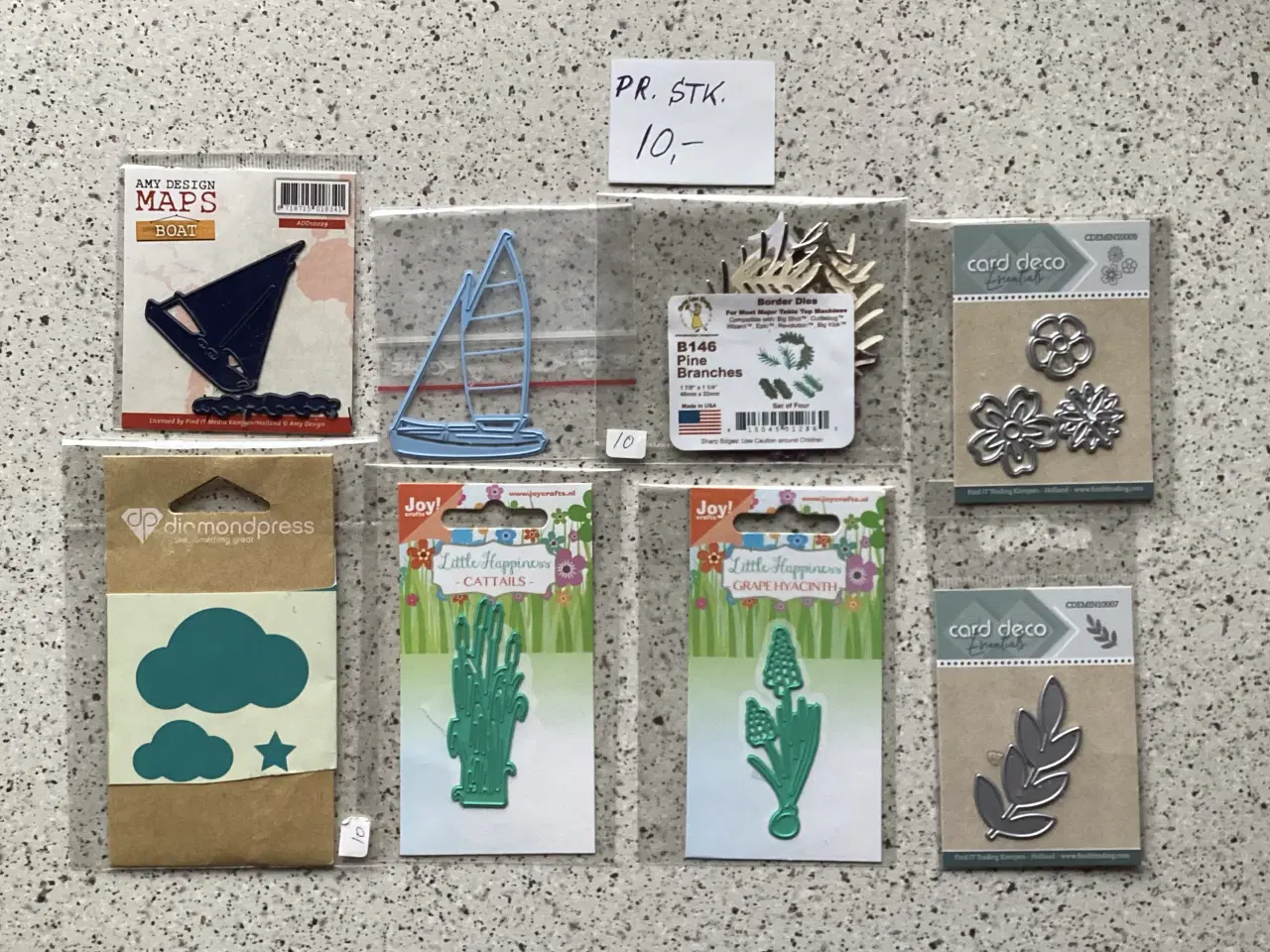 Billede 10 - Scrapbook dies, sæt, embossing, punch, mm. Pr. Fra