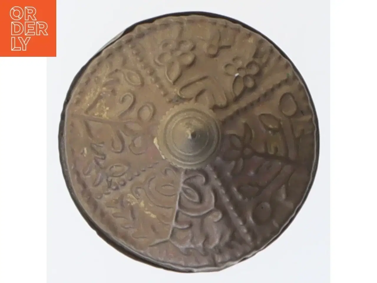 Billede 2 - Lille dekorativ beholder med låg (str. Ø 4 cm)