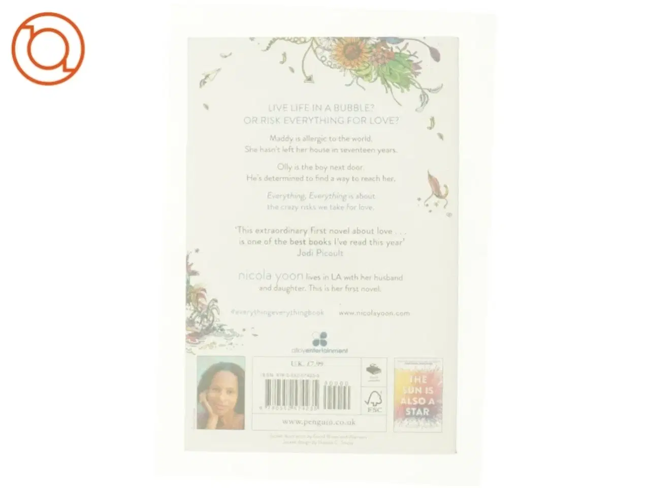 Billede 2 - Everything, Everything by Nicola Yoon af Nicola Yoon (Bog)