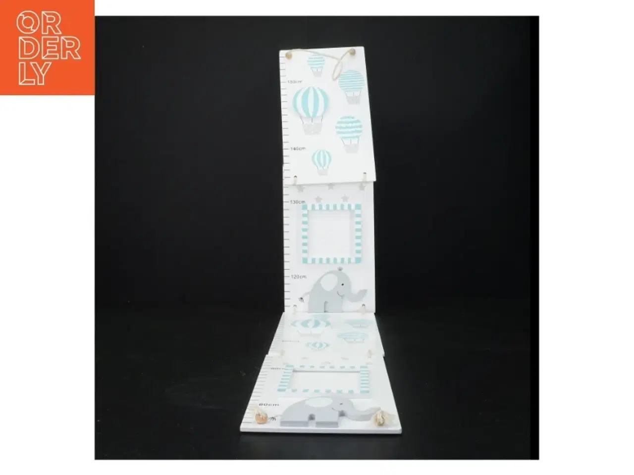 Billede 6 - Børne vækstmåler fra Jabadabado (str. Selve pladerne er 80 x 12 cm)