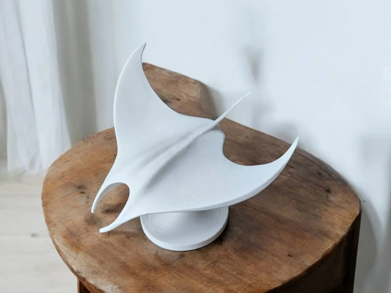 Billede 2 - Manta Ray – Havets elegante svæver til din væg ell