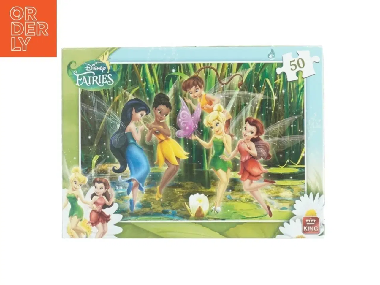 Billede 1 - Disney Fairies puslespil fra King (str. 24,4 x, 17,7 cm)