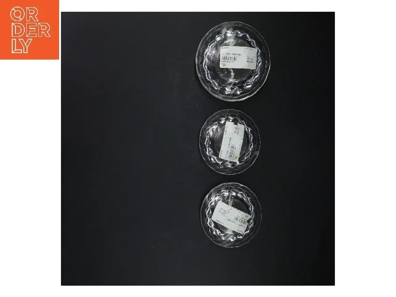 Billede 2 - Glas lysestager sæt (str. Ø 13 og 11 cm)