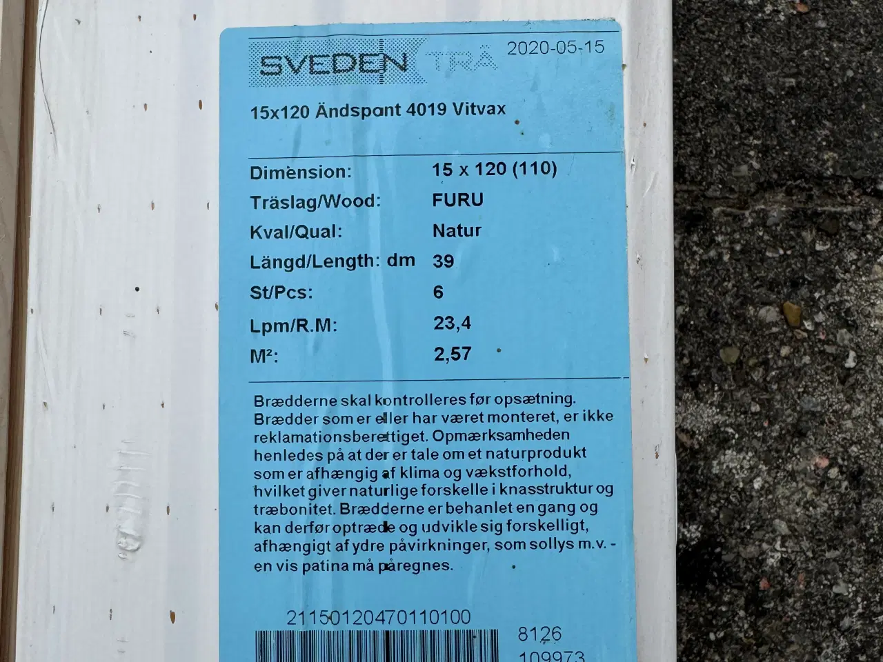 Billede 4 - Profilbrædder lud/voks