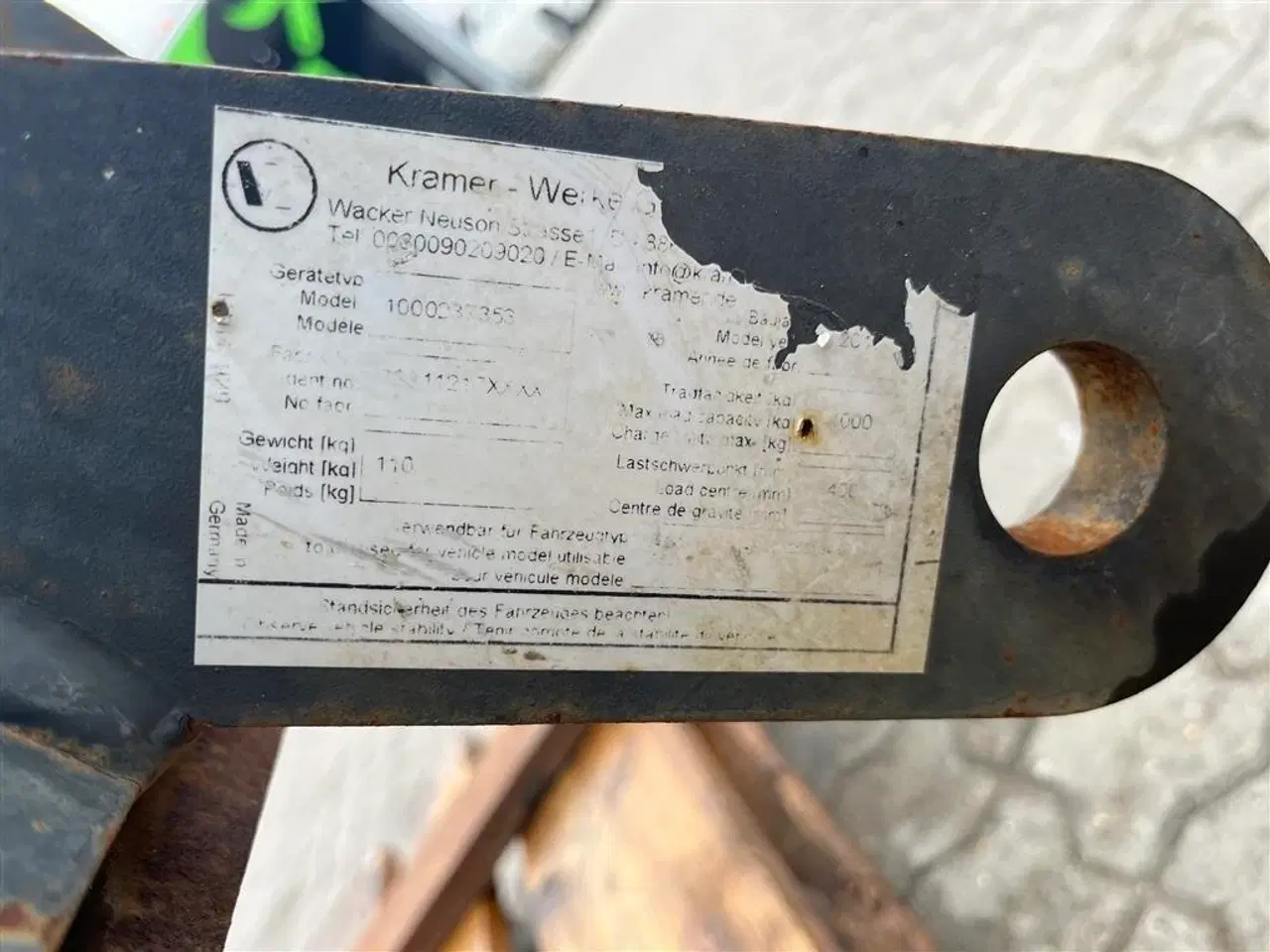 Billede 7 - - - - Pallegaffelsæt til Kramer minilæsser