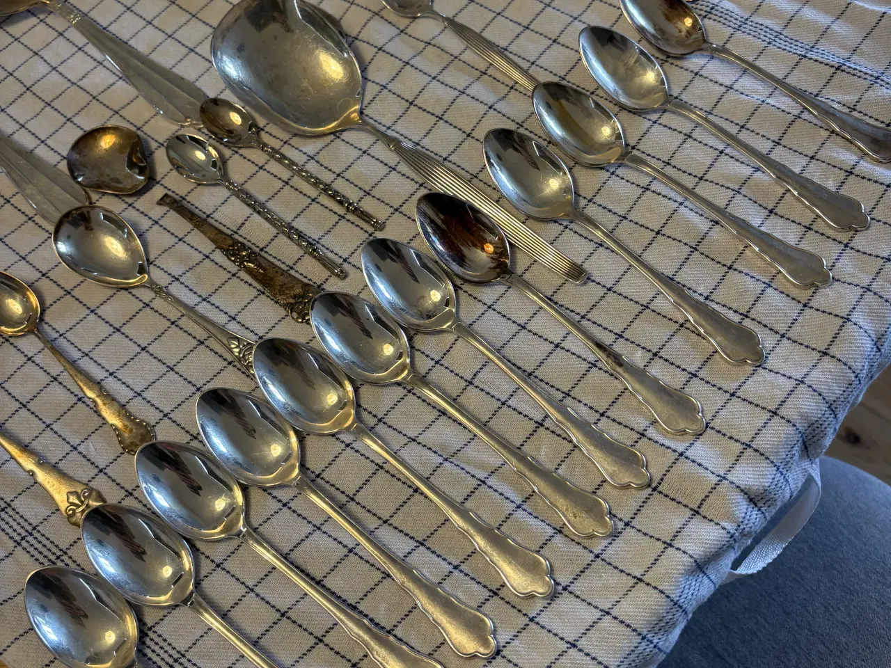 Billede 3 - Blandet parti skeer sølvbelagt 