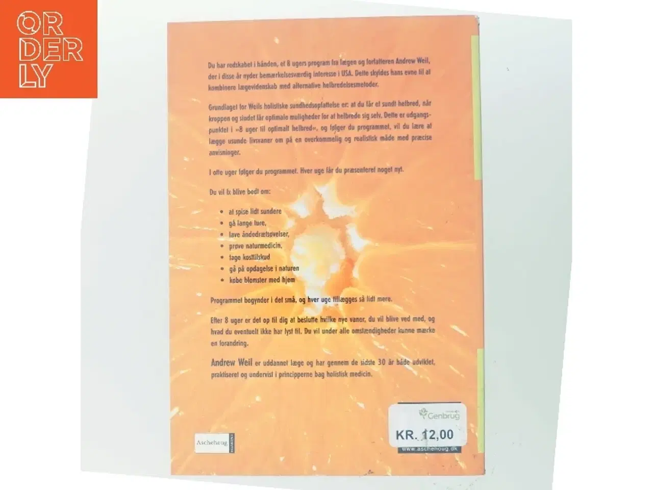 Billede 3 - 8 Uger Til Optimalt Helbred af Andrew Weil (Bog)