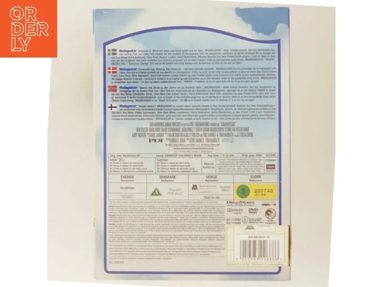 Billede 3 - Madagascar DVD fra DreamWorks