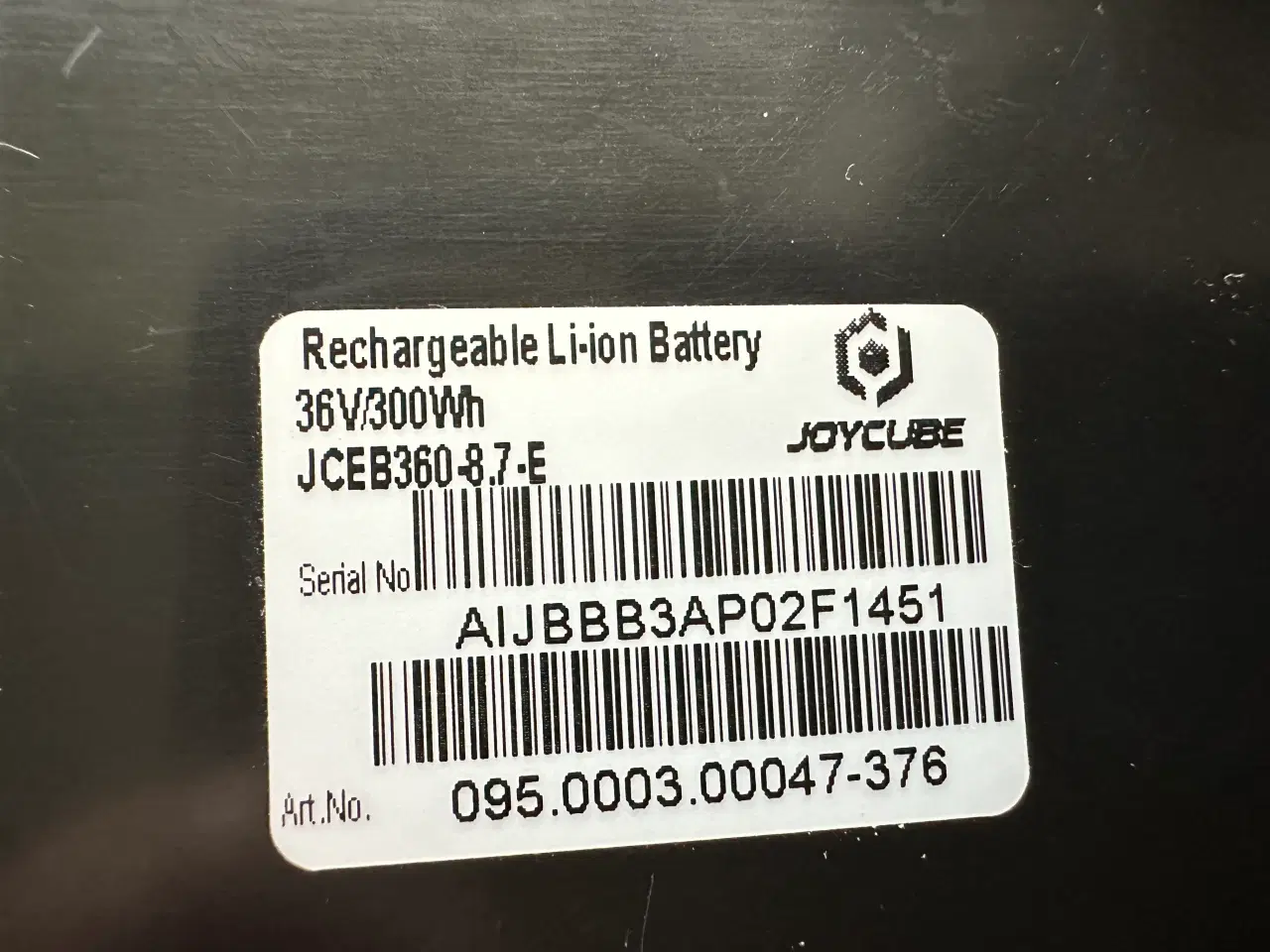 Billede 1 - Elcykel batteri 