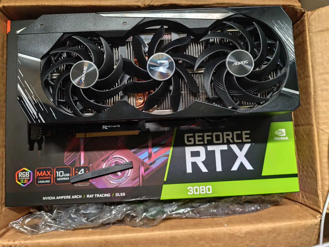 Billede 1 - Gigabyte Aorus RTX 3080 grafikkort