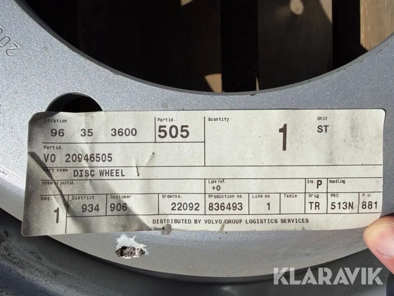 Billede 10 - Fælge Volvo - 2 styk