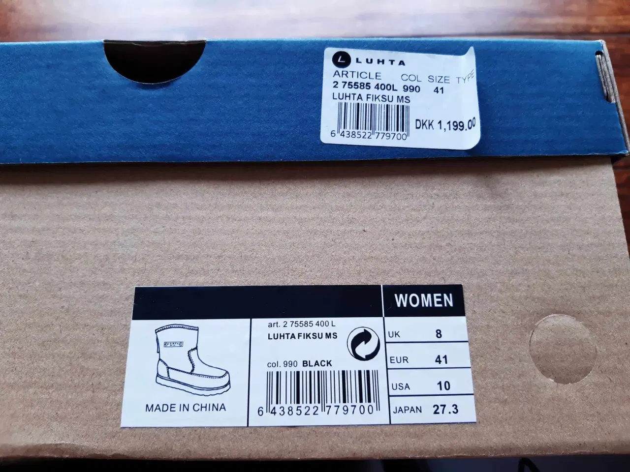 Billede 5 - Flotte Luhta vinterstøvler i ruskind – str. 40