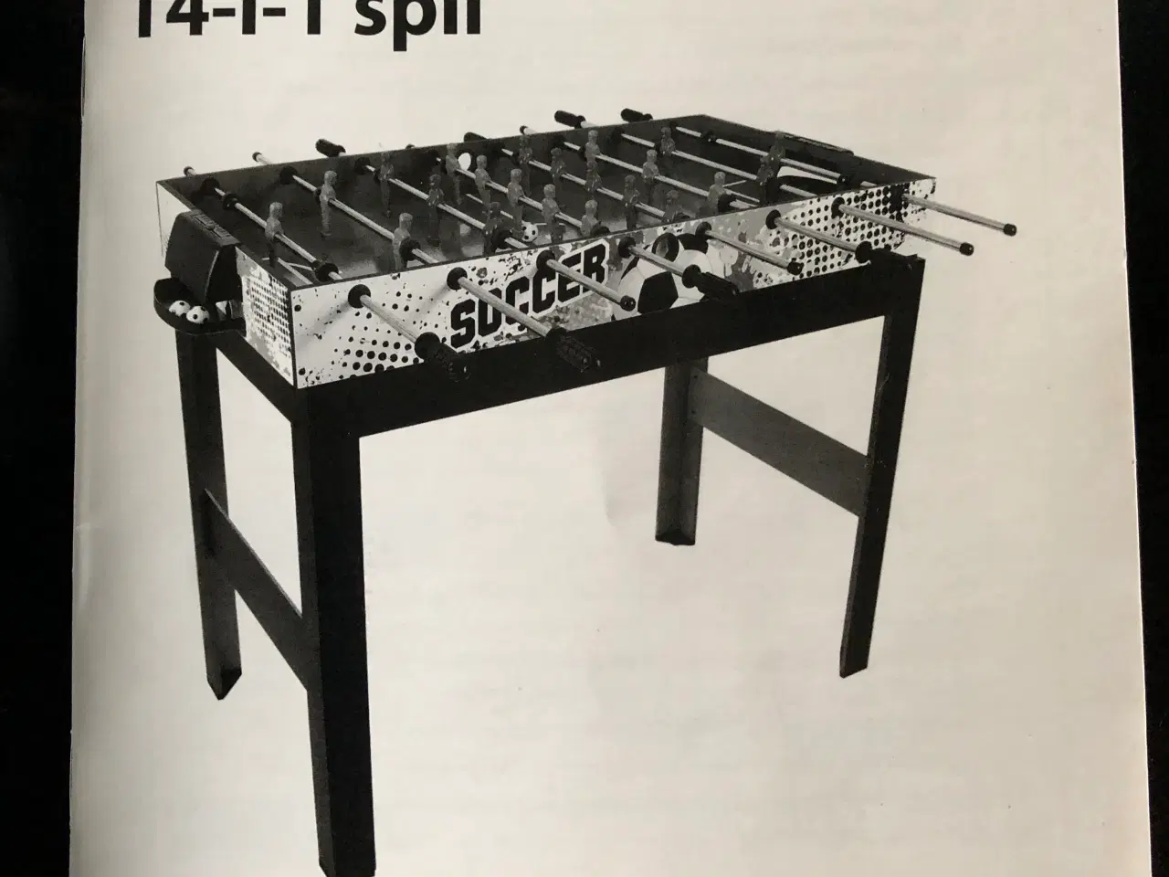 Billede 3 - MULTI-SPILLEBORD - med 14 i 1 spil