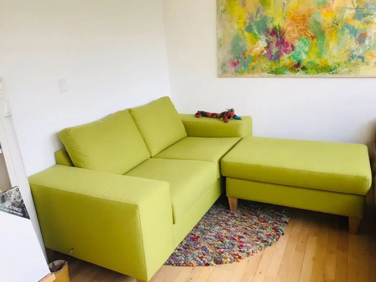 Billede 2 - Lækker sofa med puf