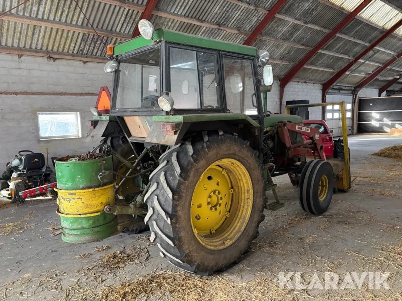 Billede 5 - Veterantraktor John Deere 3040 + vogn