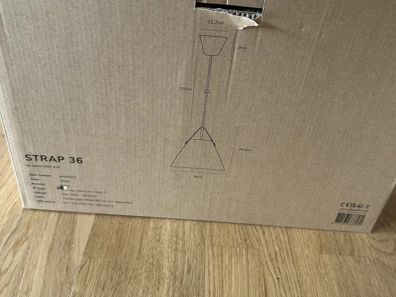 Billede 11 - Bjørn + Balle Strap 36 Pendel Sand - som ny - nypr