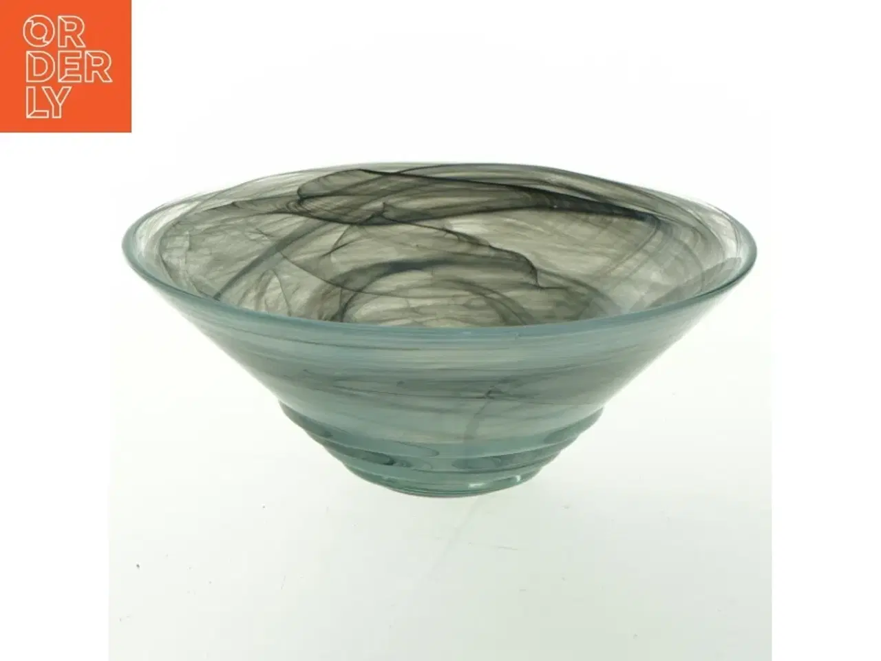 Billede 1 - Glas skål med mønster