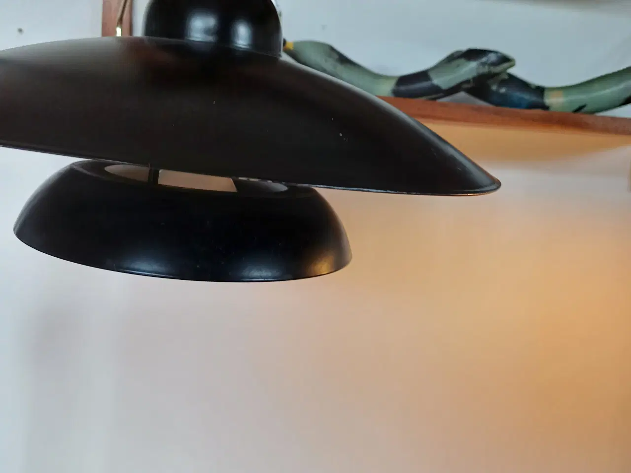 Billede 8 - Mini gulvlampe fra horn, 107 cm.