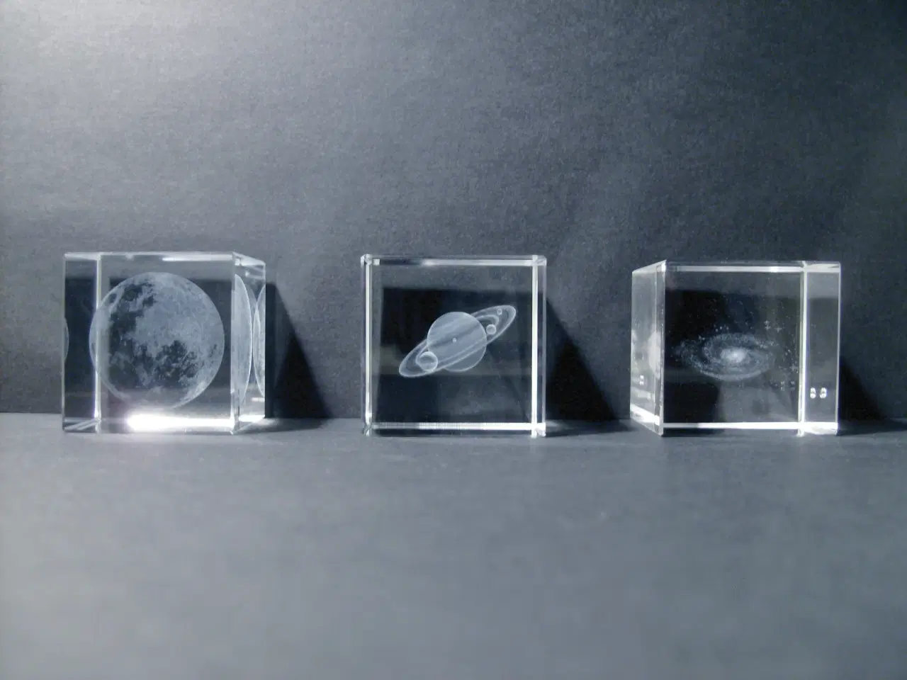 Billede 4 - 3D laserindgraverede Space Cubes