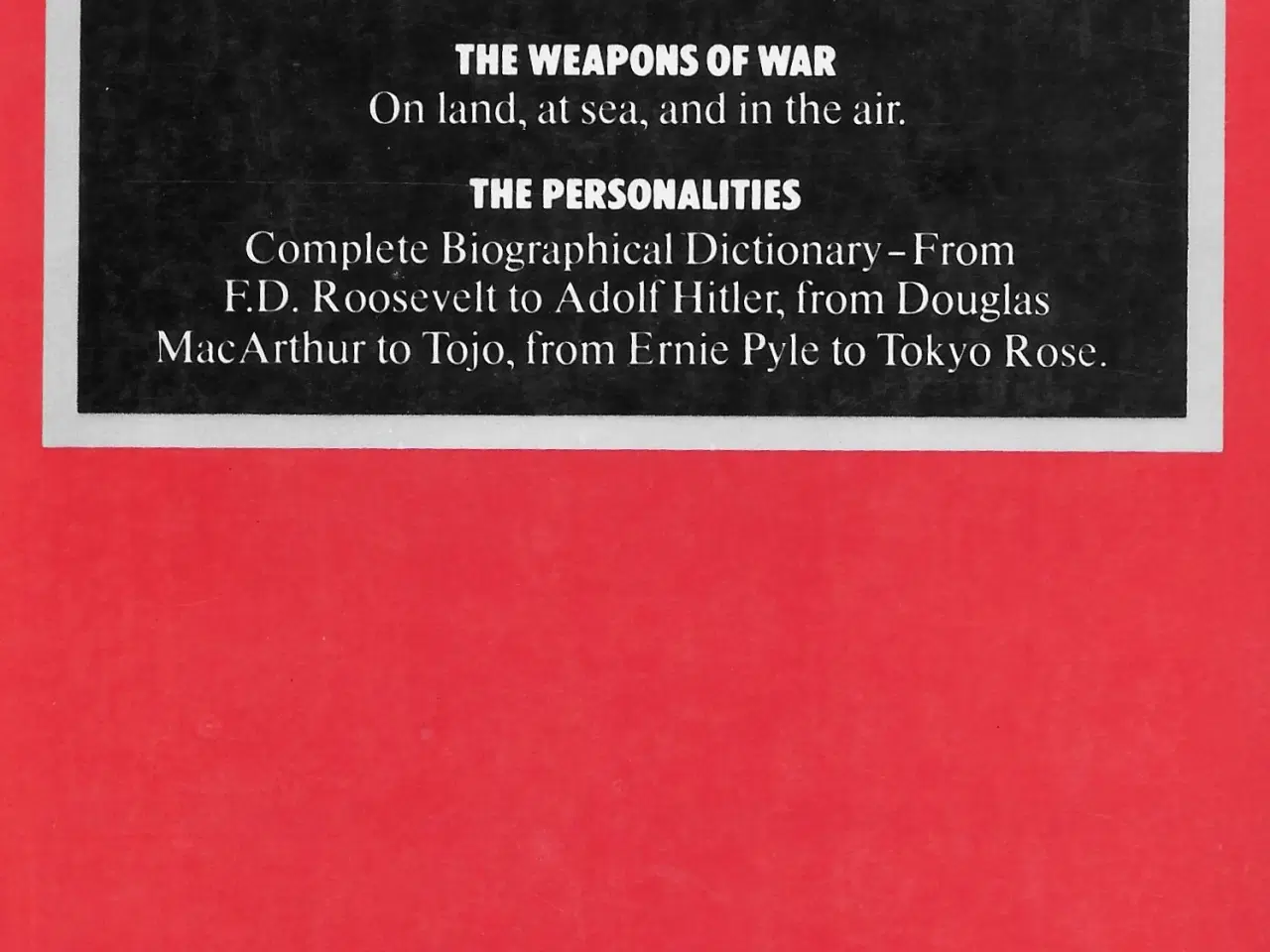 Billede 2 - World Almanac Book of World War II by Brigadier 
