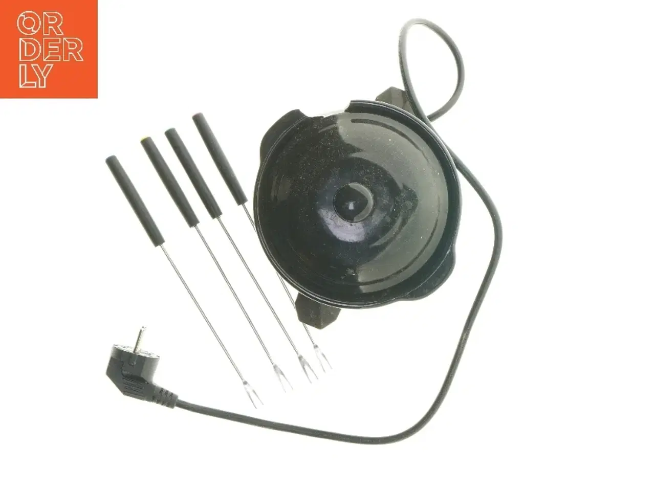 Billede 7 - Elektrisk fonduegryde med gafler fra Melissa (str. Ø 14x13 cm)