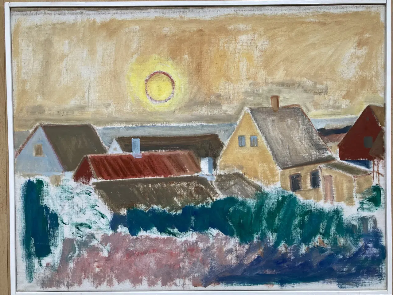 Billede 1 - Maleri Holger Lund Kofod bornholm listed