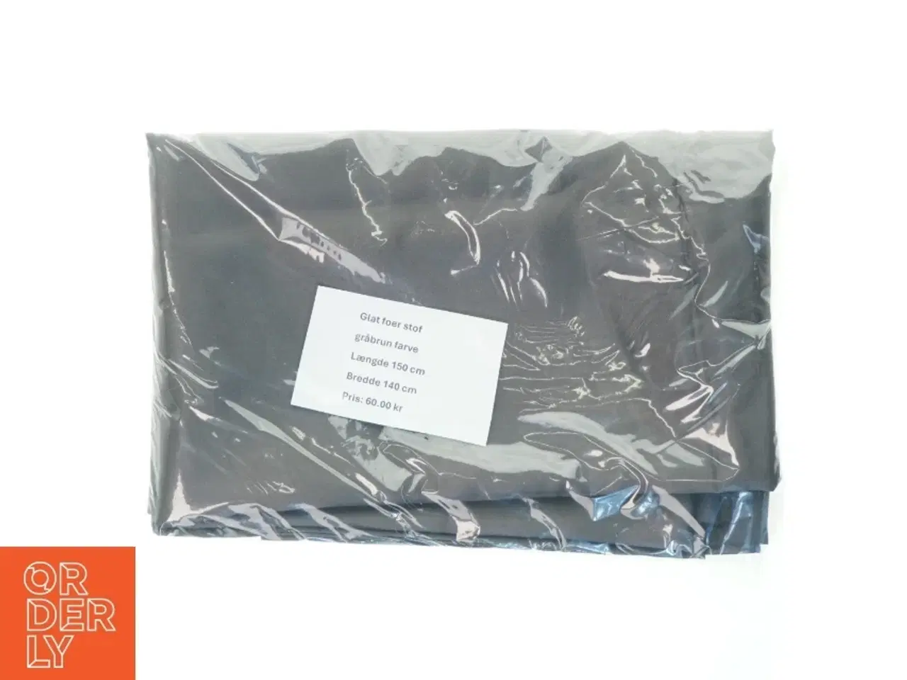 Billede 2 - Brunt Stof stykke (str. 150x140 cm)