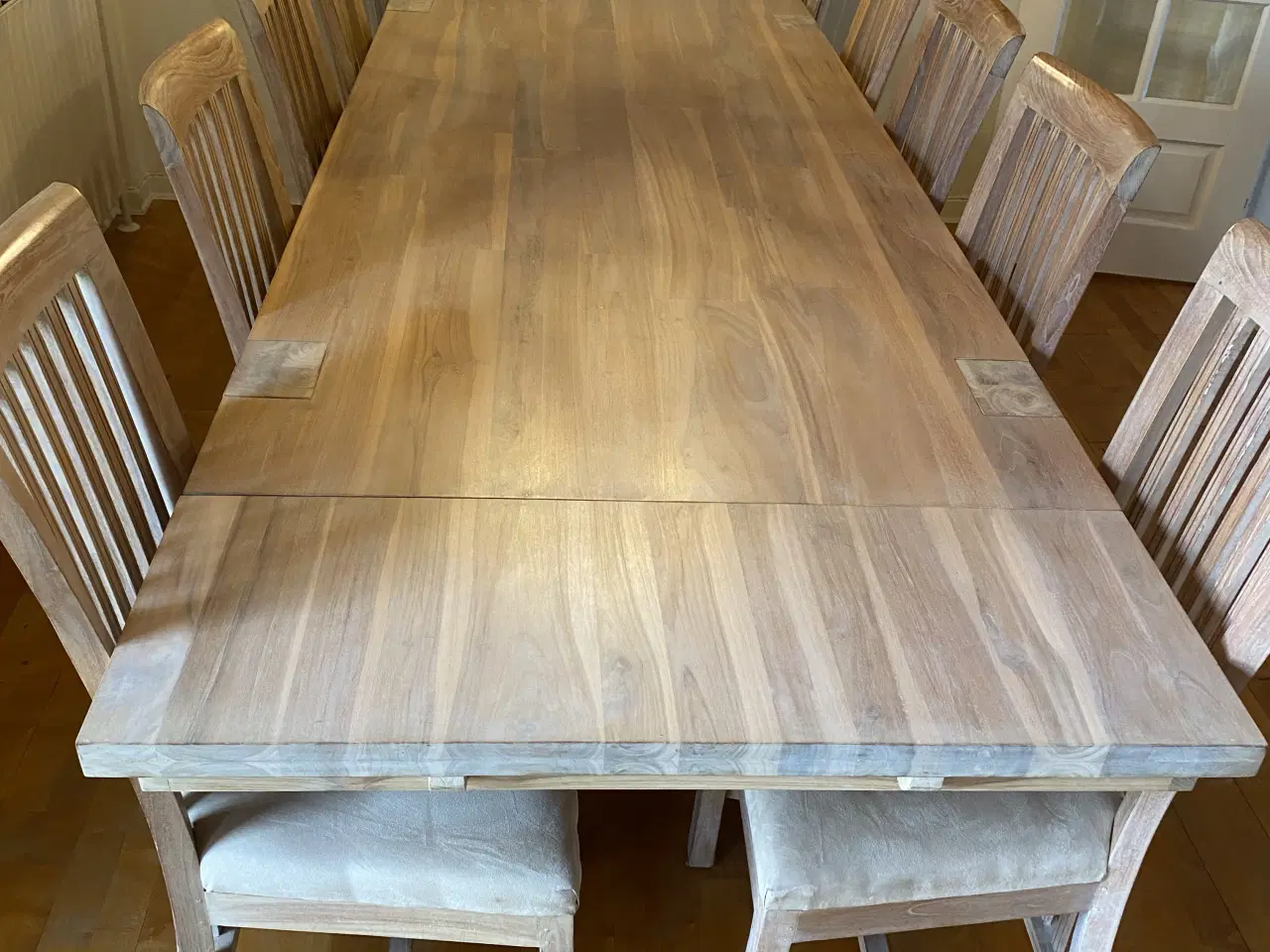 Billede 5 - Spisebord/M 2 plader/10 stole
