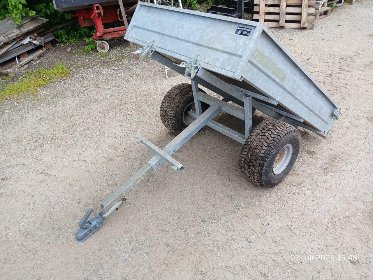 Billede 1 - Tipvogn til ATV/Havetraktor mv.