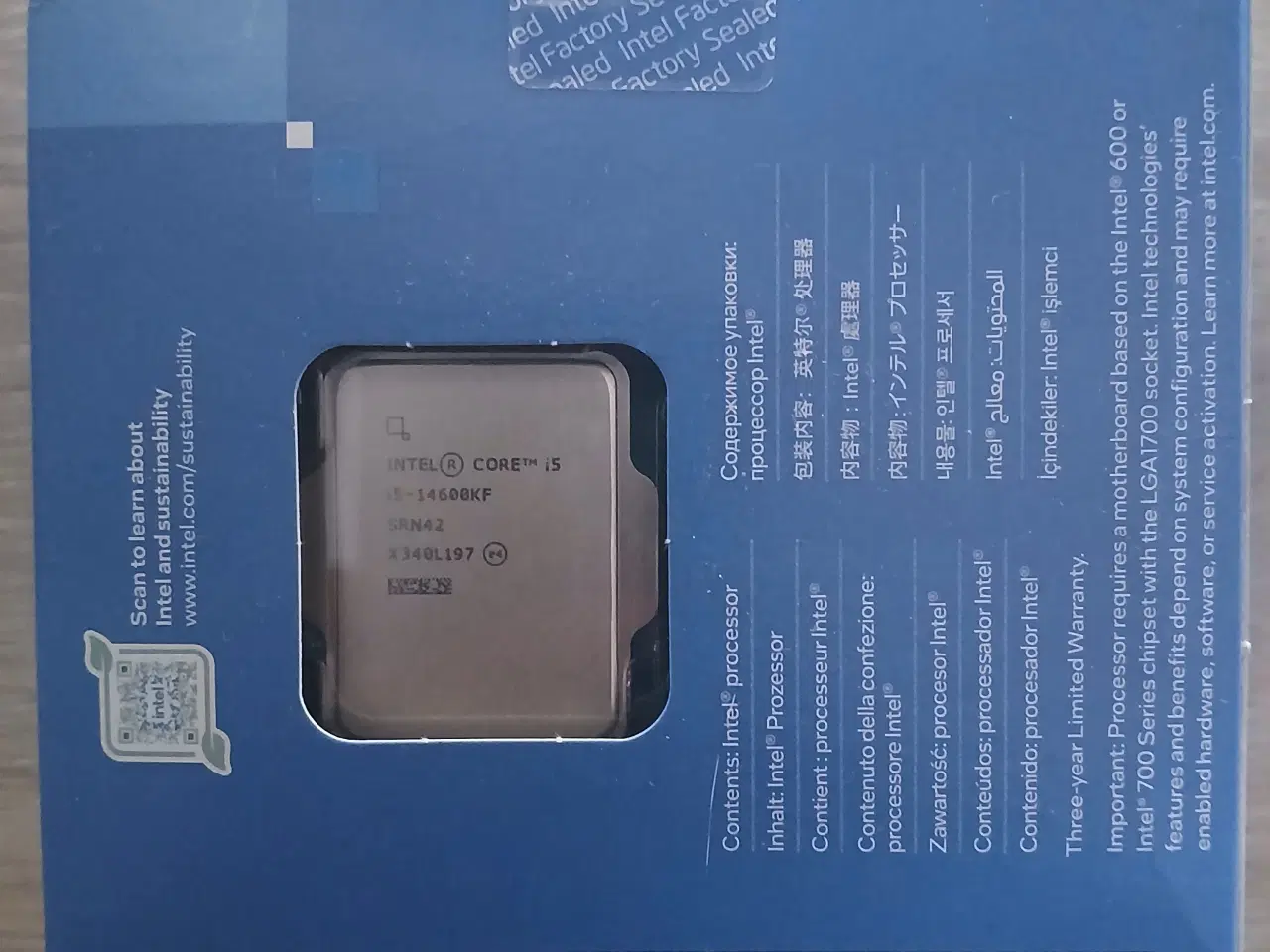 Billede 2 - I5-14600KF Cpu