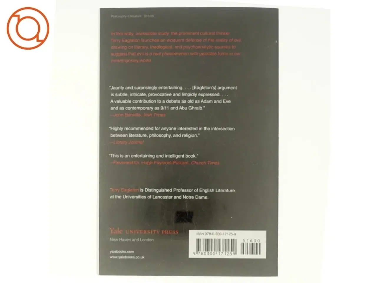 Billede 3 - On Evil af Terry Eagleton (Bog)