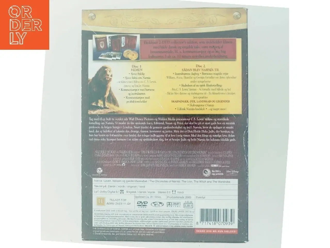 Billede 3 - The Chronicles of Narnia - the Lion, the Witch &amp; the Wardrobe (Narnia - Løven, Heksen og Garderobeskabet (2005)) med William Moseley (DVD
